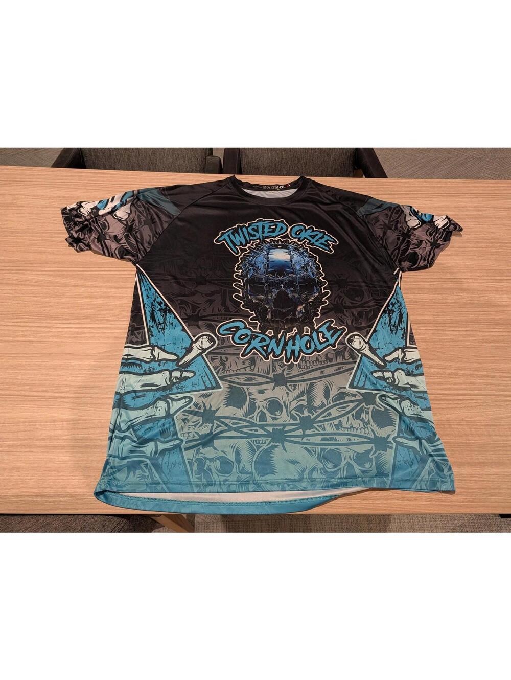 Twisted Okie Gorilla Garden Dealer Cornhole Jersey 4XL - Custom Tournament Shirt